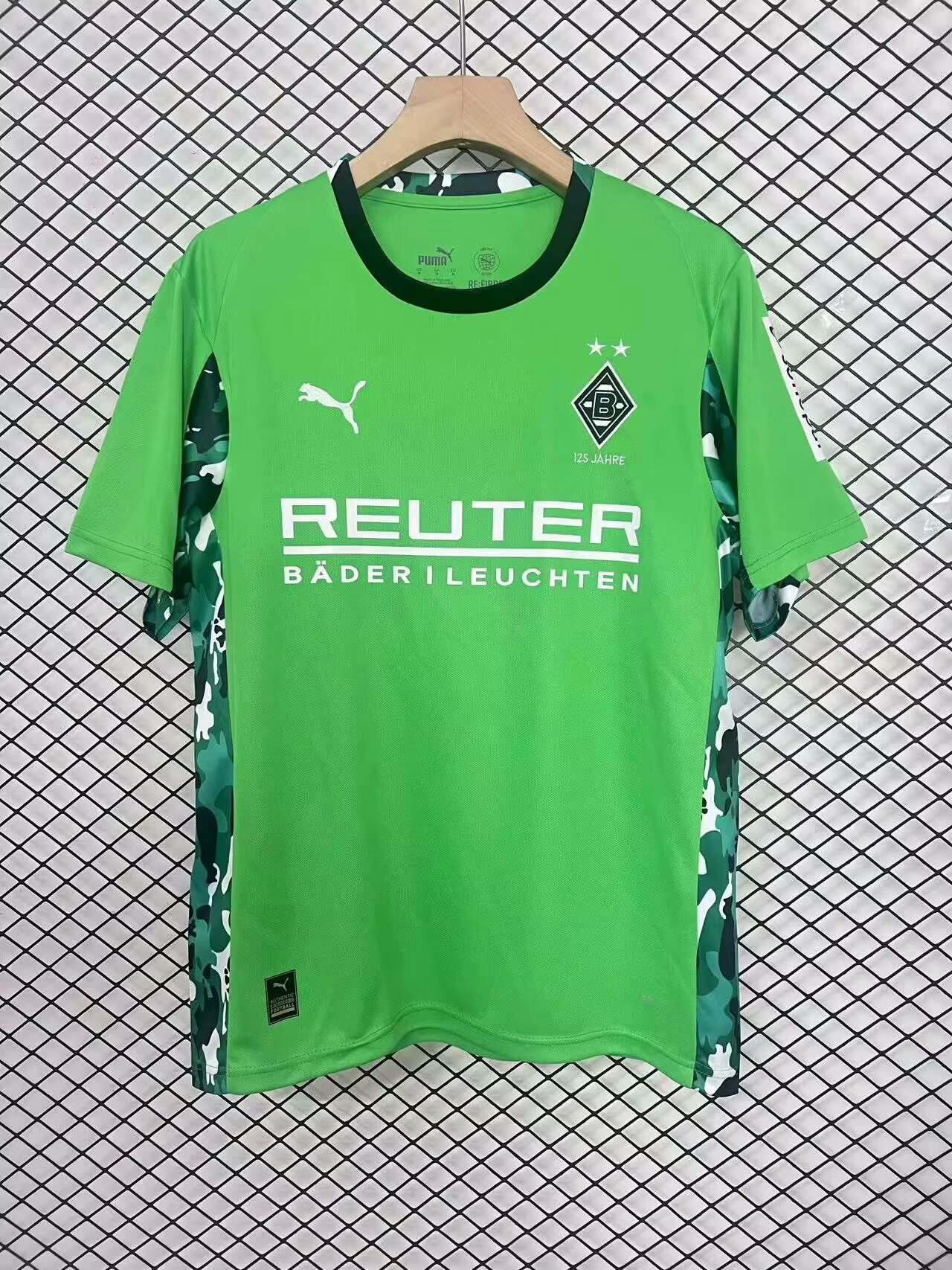 25-26 Season Monchengladbach Away Green Color Football Jersey